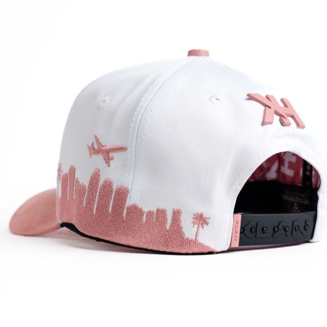 LA Flames White Pink