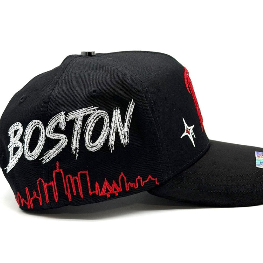 Boston City Black Red
