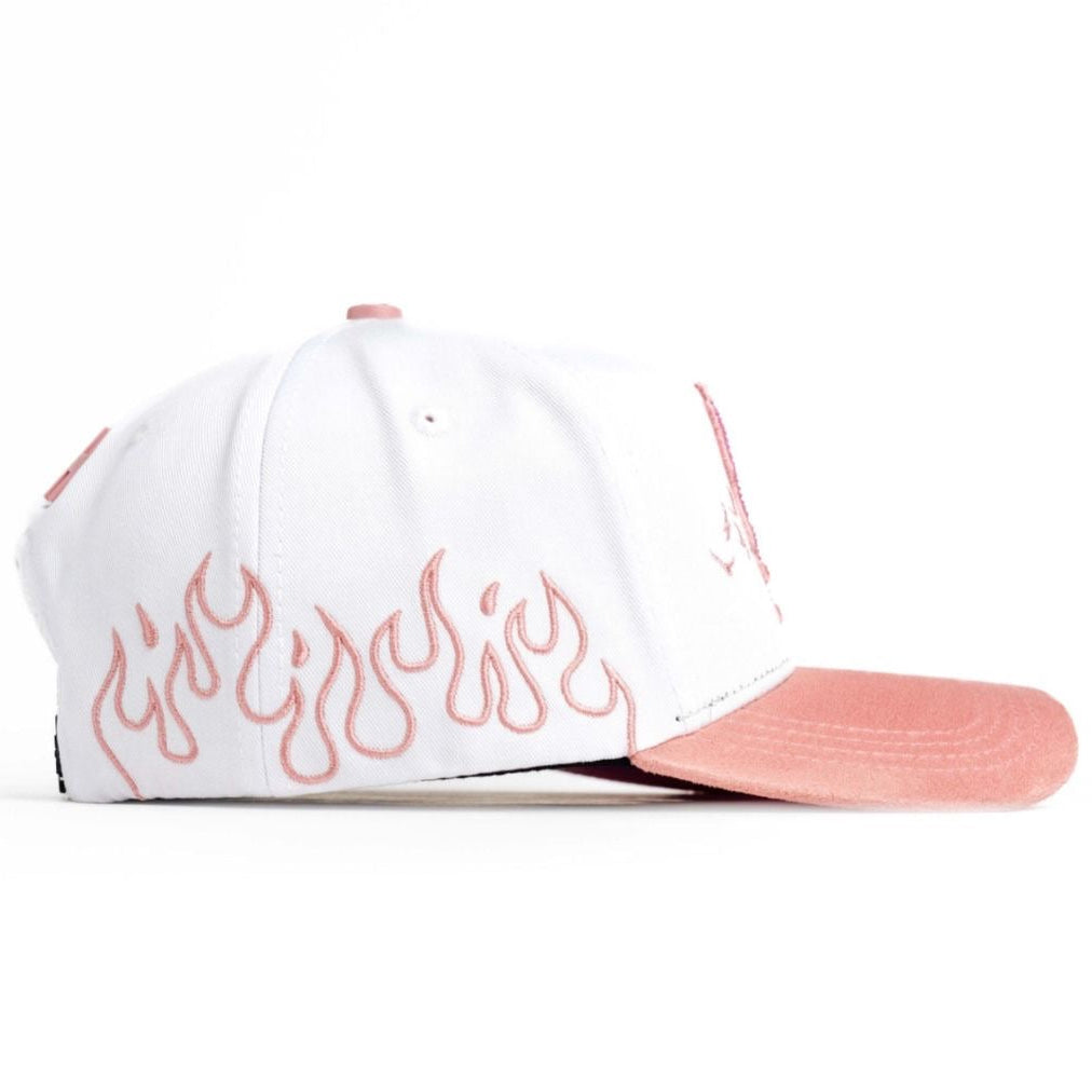 LA Flames White Pink