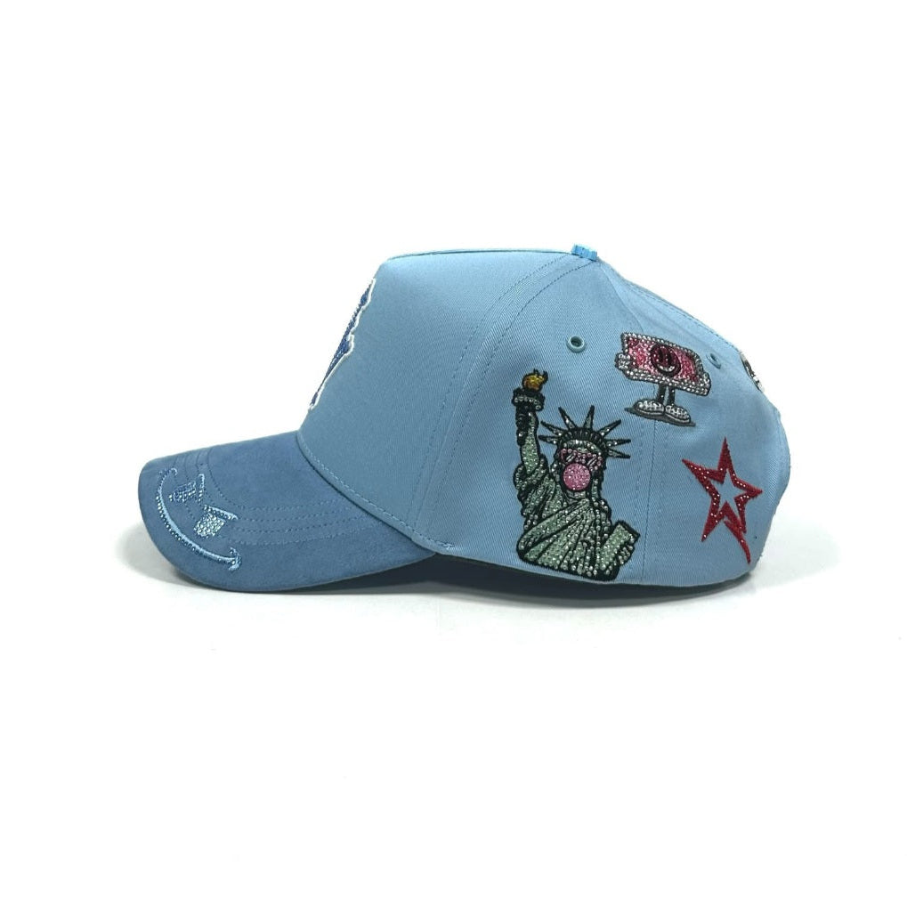 New York Patches Blue