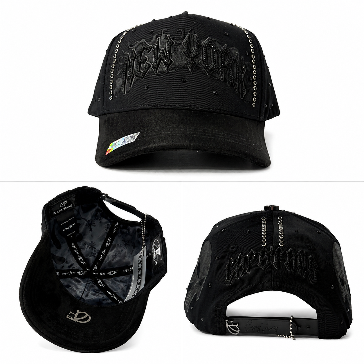 New York Skull Total Black