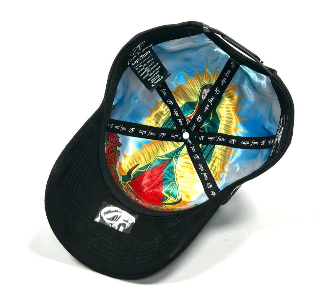 Virgen Guadalupe Black Gold