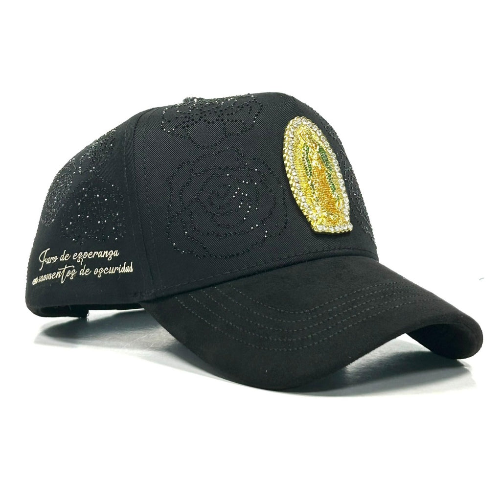 Virgen Guadalupe Black Gold