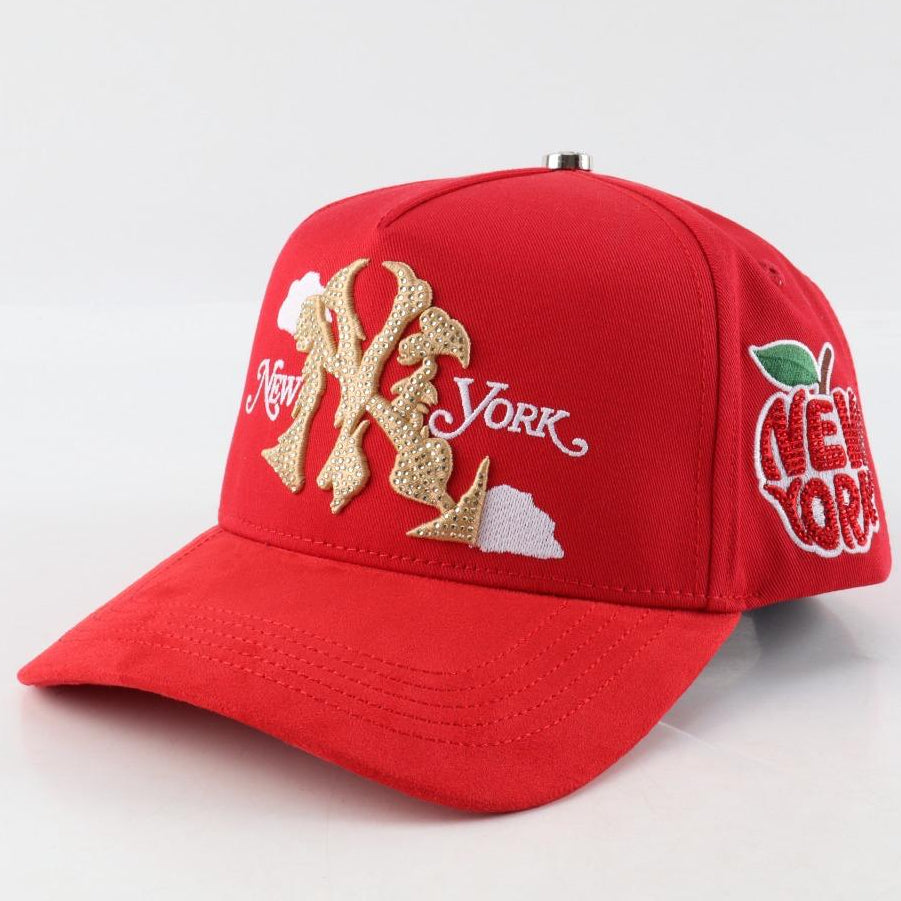 New York City Red Premium Adjustable Cap