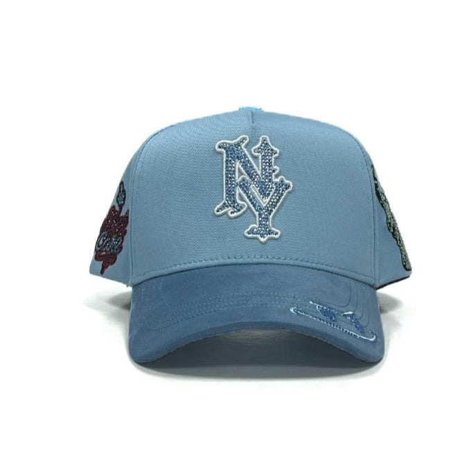 New York Patches Blue