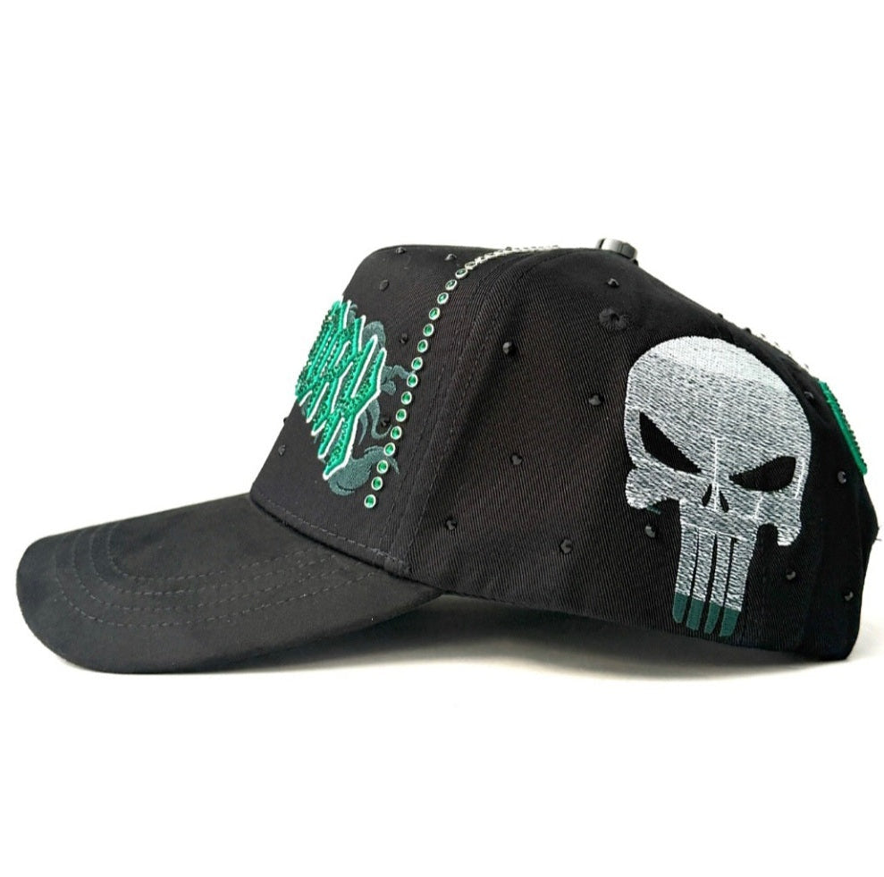 New York Skull Black Green