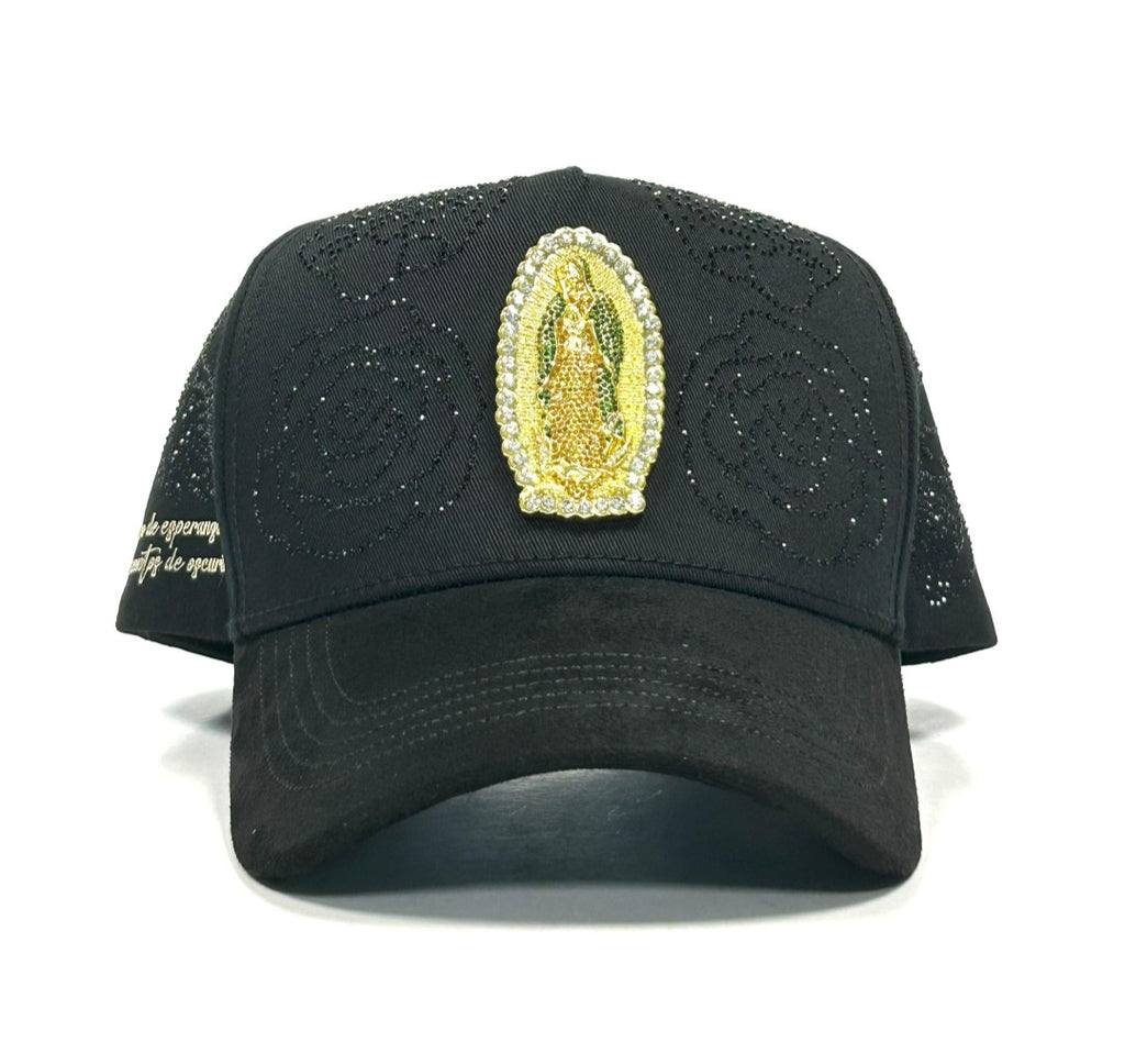Virgen Guadalupe Black Gold